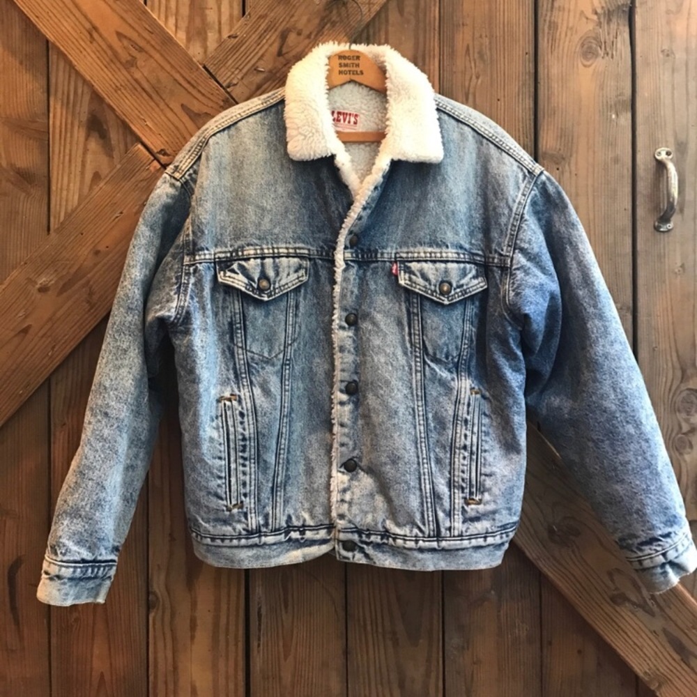 Vintage Levi's Denim Sherpa Jacket